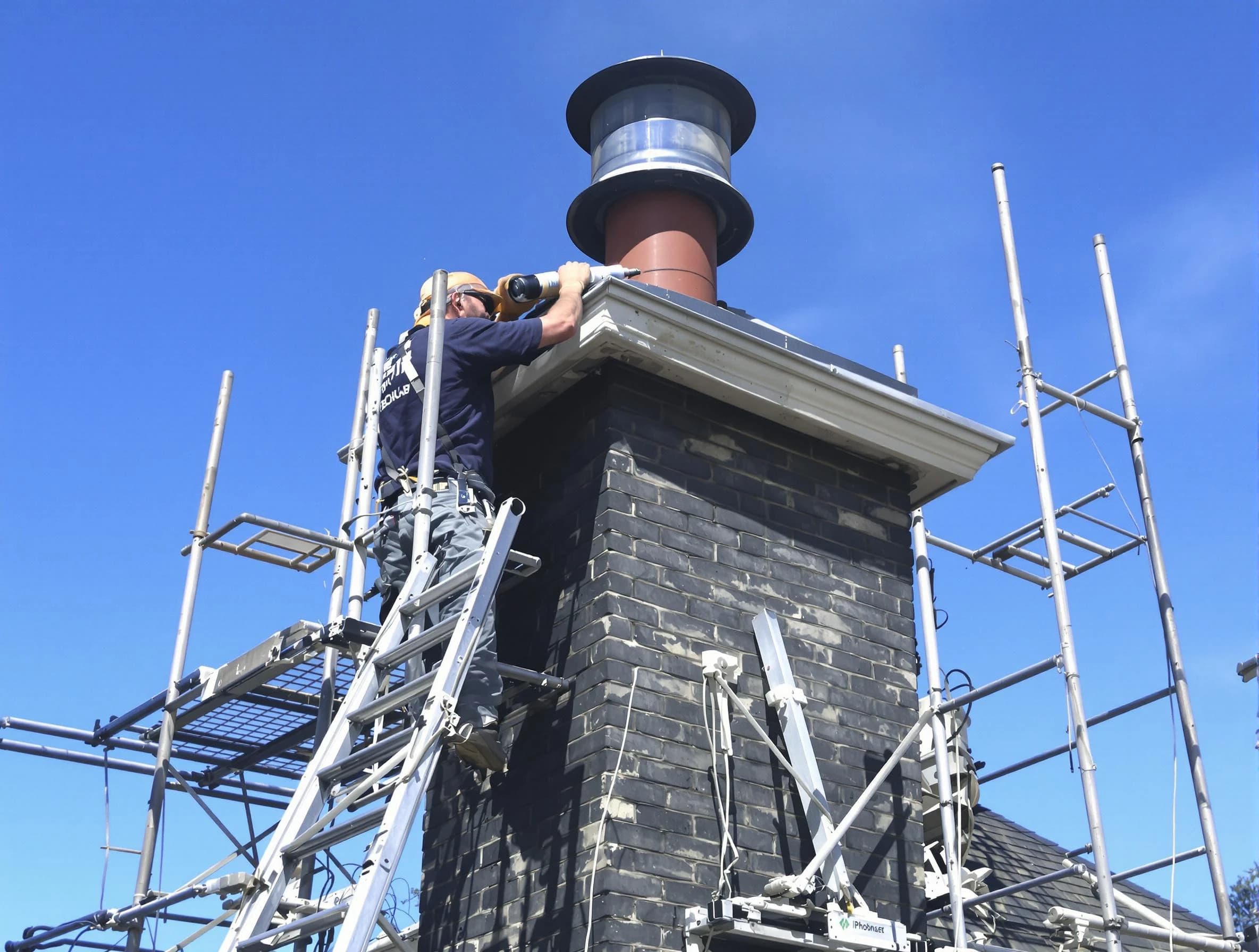 Sturdy chimney crown finished by West Deer Chimney Sweep in West Deer, PA