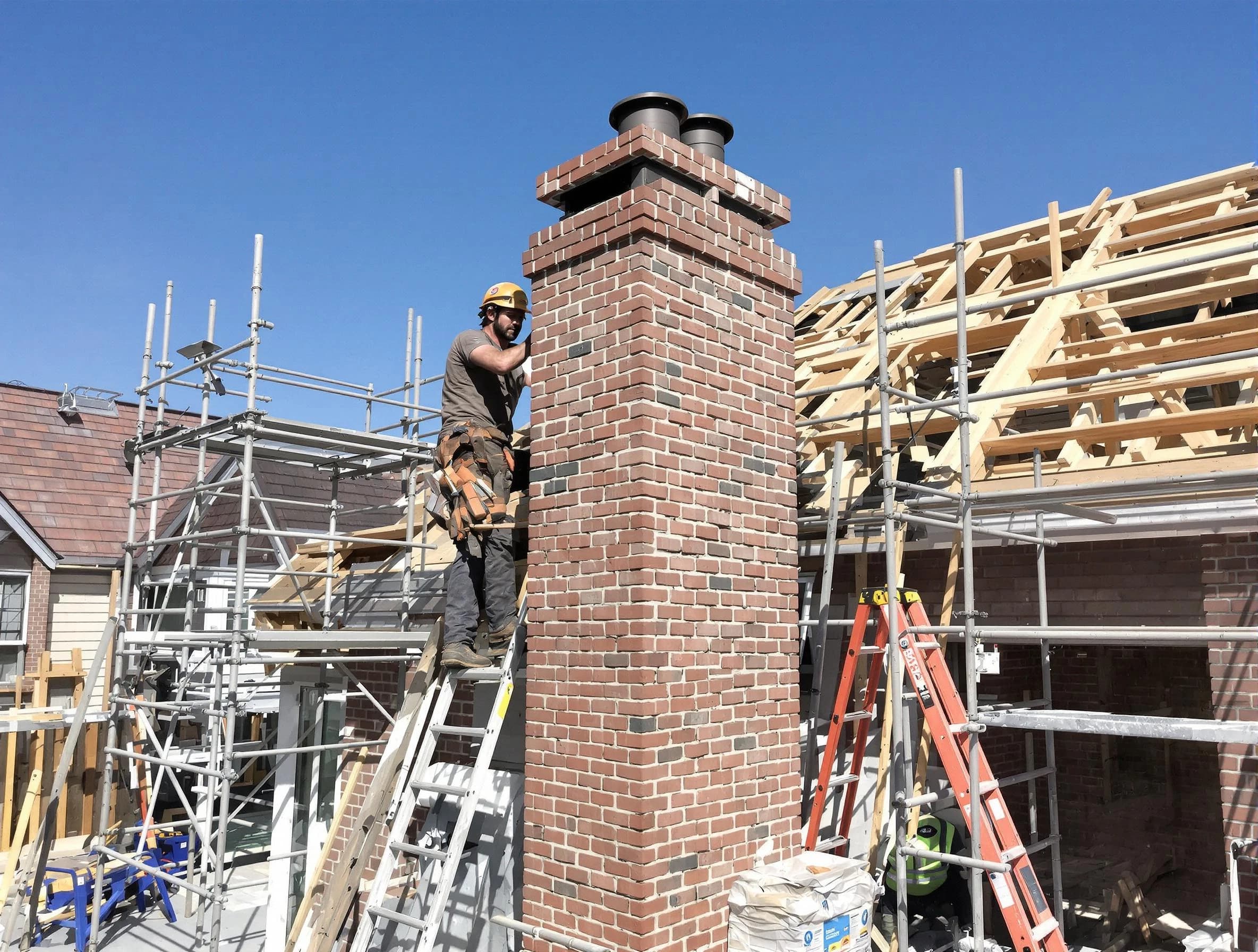 New chimney installation completed by West Deer Chimney Sweep in West Deer, PA