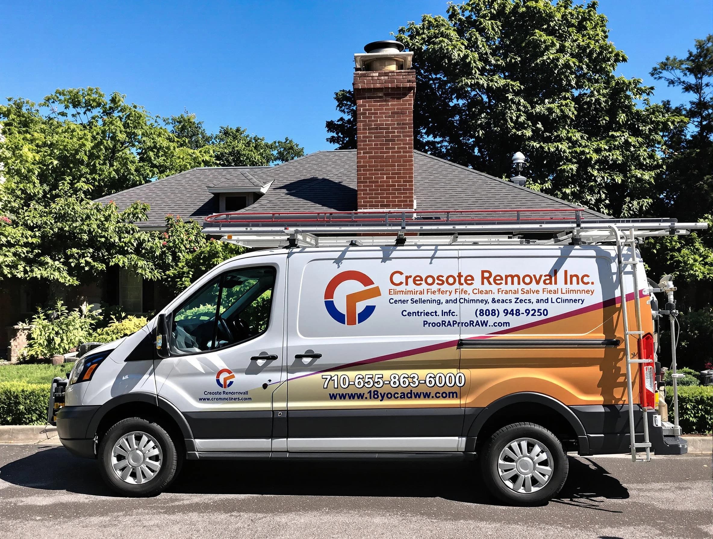 West Deer Chimney Sweep technician removing creosote safely in West Deer, PA