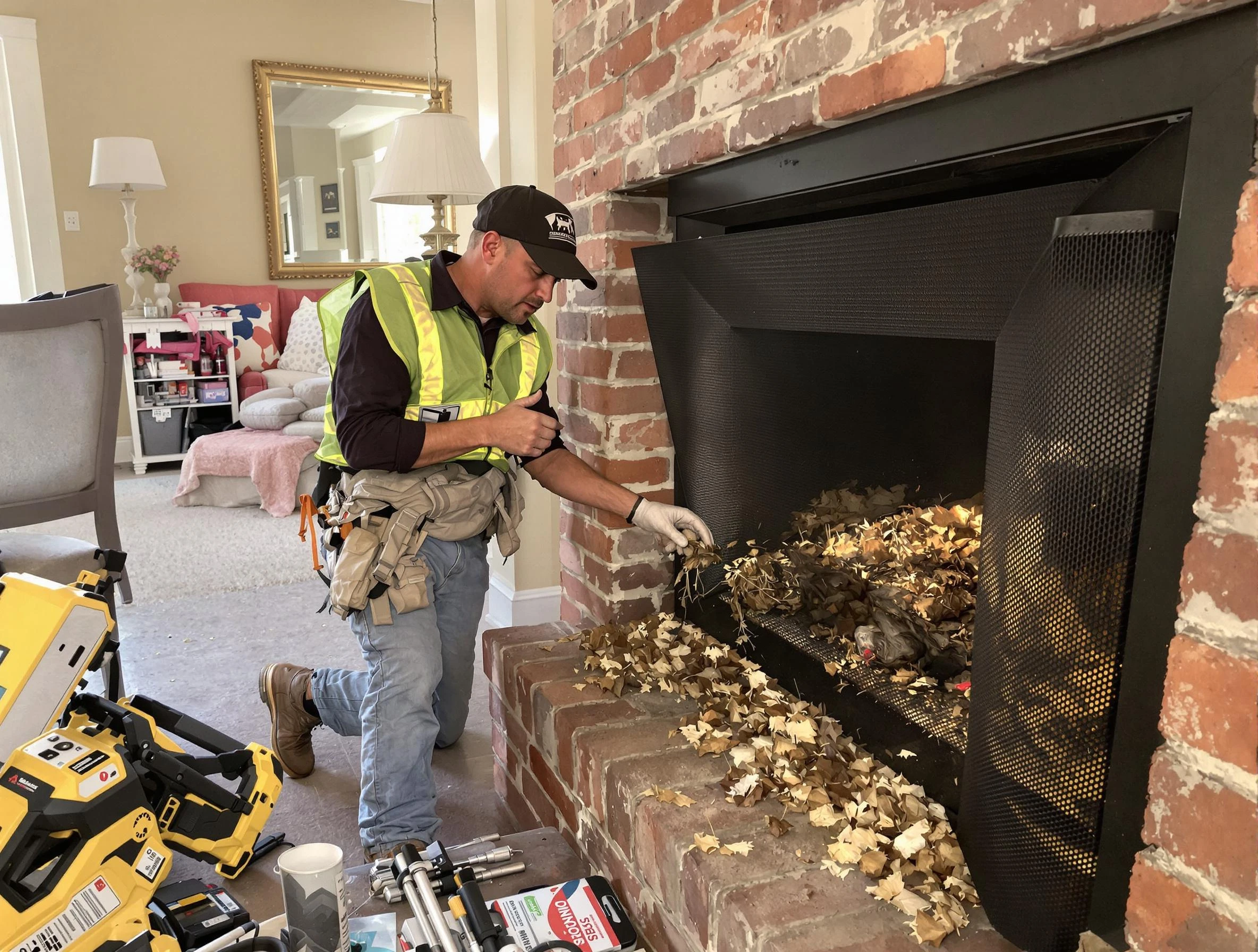 Safe screening installation by West Deer Chimney Sweep in West Deer, PA
