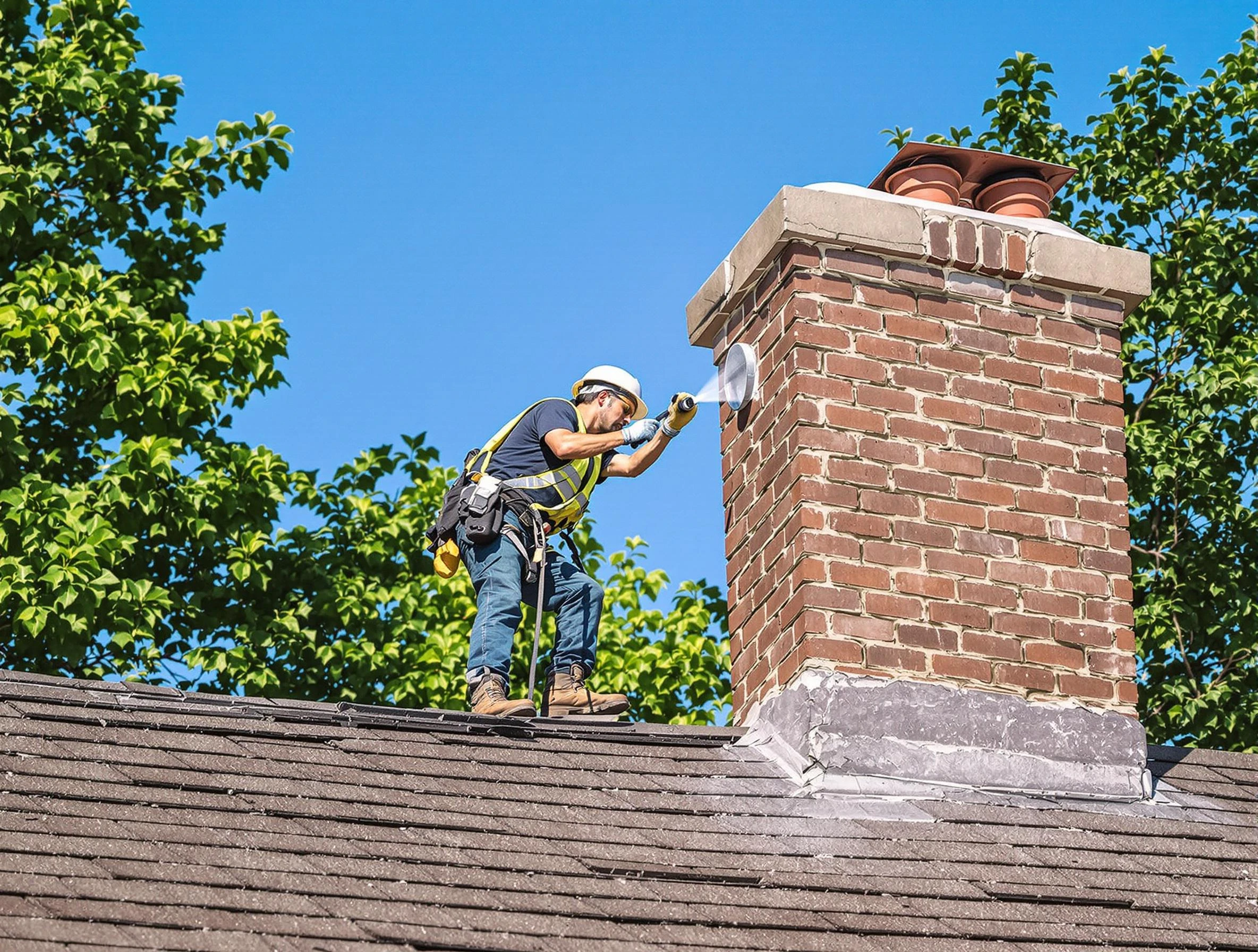 West Deer Chimney Sweep performing an inspection with advanced tools in West Deer, PA